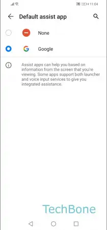 Disable Google Assistant from the home button -  Choose  None  