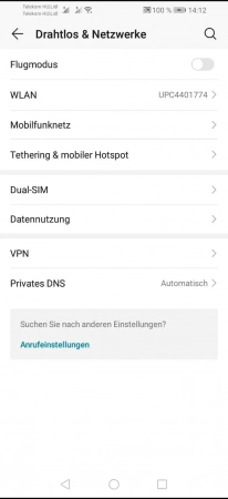 Schritt 3: Tippe auf Datennutzung Netzwerkzugriff erlauben/verbieten - Tippe auf Datennutzung