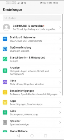 Schritt 2: Tippe auf Anzeige Helligkeit manuell ändern - Tippe auf Anzeige