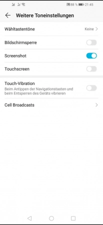 Schritt 4: Aktiviere oder deaktiviere Bildschirmsperre Ton bei Bildschirmsperre - Aktiviere oder deaktiviere Bildschirmsperre