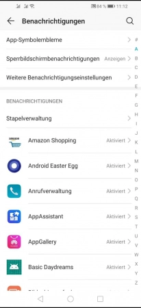 Schritt 3: Tippe auf Sperrbildschirmbenachrichtigungen Benachrichtigungen auf dem Sperrbildschirm - Tippe auf Sperrbildschirmbenachrichtigungen