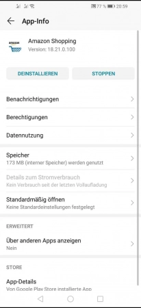 Schritt 5: Tippe auf Berechtigungen App-Berechtigungen ändern - Tippe auf Berechtigungen