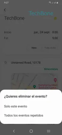 Paso 5: Selecciona Solo este evento o Todos los eventos repetidos