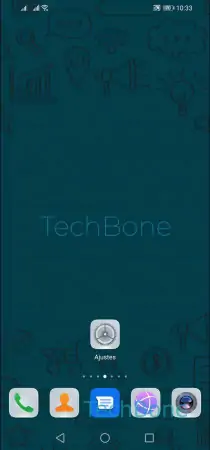 Paso 1: Abre los Ajustes Mostrar iconos de notificación con/sin número - Abre los Ajustes