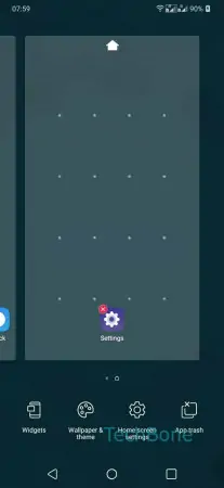 Home screen loop -  Tap on  Home screen settings  