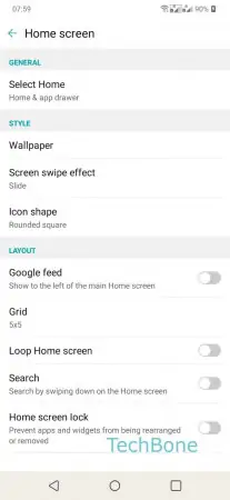 Home screen loop -  Enable or Disable  Loop Home screen  