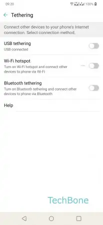 Set up  Wi-Fi Hotspot -  Tap on  Wi-Fi hotspot  