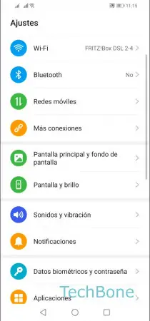 Paso 2: Presiona Sonidos y vibración Tonos del teclado de marcado - Presiona Sonidos y vibración