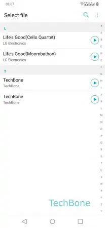 Custom Notification Sound -  Tap on desired  Notification Sound  