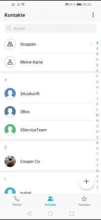 Schritt 2: Tippe auf Gruppen Gruppe erstellen - Tippe auf Gruppen