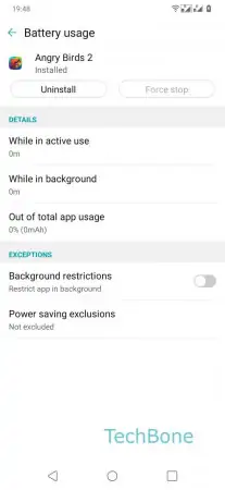 Background activity -  Enable or Disable  Background restrictions  