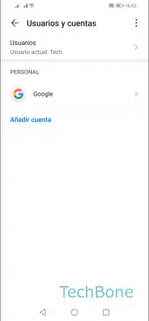 Paso 3: Selecciona un tipo de cuenta Quitar cuenta - Selecciona un tipo de cuenta