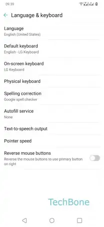 Auto punctuate -  Tap on  On-screen keyboard  