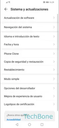 Paso 3: Presiona Idioma e introducción de texto Teclas de URL específicas - Presiona Idioma e introducción de texto