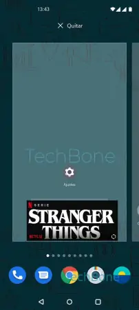 Paso 3: Suelta el widget para posicionarlo Mover widget - Suelta el widget para posicionarlo