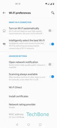 Turn off Wi-Fi Direct -  Tap on  Wi-Fi Direct  