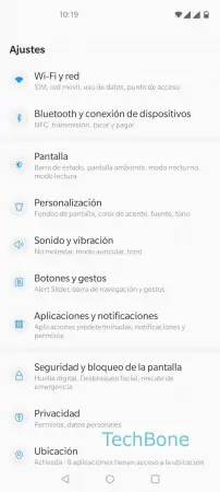 Paso 2: Presiona Bluetooth y conexión de dispositivos Compartir con Nearby - Presiona Bluetooth y conexión de dispositivos