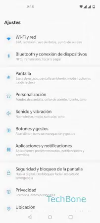 Paso 2: Presiona Pantalla Girar pantalla automáticamente - Presiona Pantalla