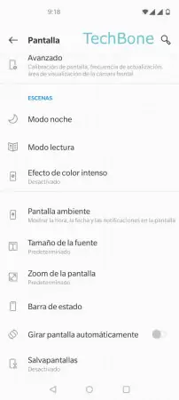 Paso 3: Activa o desactiva Girar pantalla automáticamente Girar pantalla automáticamente - Activa o desactiva Girar pantalla automáticamente
