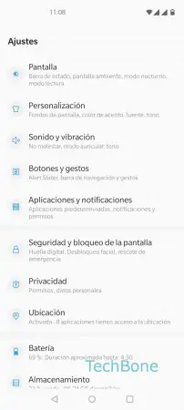 Paso 2: Presiona Seguridad y bloqueo de la pantalla Eliminar la huella dactilar - Presiona Seguridad y bloqueo de la pantalla