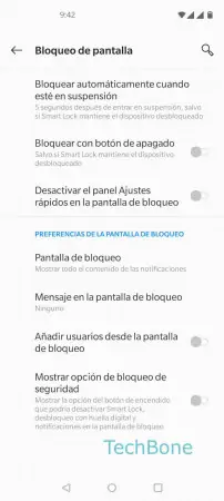 Paso 4: Presiona Bloquear automáticamente cuando esté en suspensión Bloqueo automáticoamente cuando esté en suspensión - Presiona Bloquear automáticamente cuando esté en suspensión