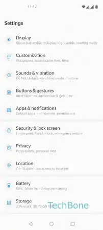 Device admin apps -  Tap on  Security & lock screen  