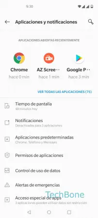 Paso 3: Presiona Ver todas las aplicaciones Eliminar datos de una aplicación - Presiona Ver todas las aplicaciones