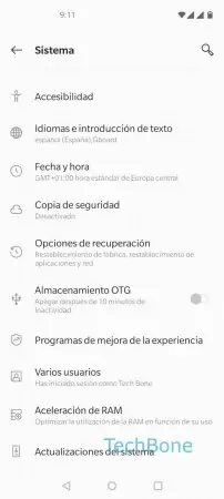 Paso 3: Presiona Accesibilidad Activar TalkBack - Presiona Accesibilidad