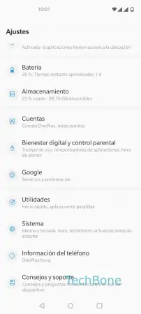 Paso 2: Presiona Sistema Diccionario - Presiona Sistema