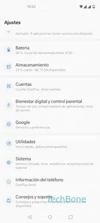 Paso 2: Presiona Sistema Autocorrección - Presiona Sistema