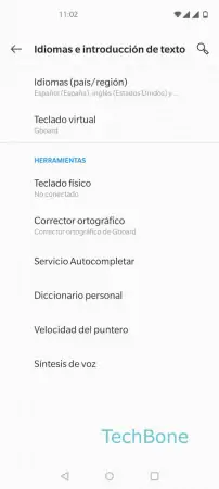 Paso 4: Presiona Teclado virtual Mostrar franja de sugerencias - Presiona Teclado virtual