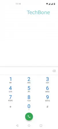 Paso 3: Ingresa un número de teléfono Realizar llamada - Ingresa un número de teléfono