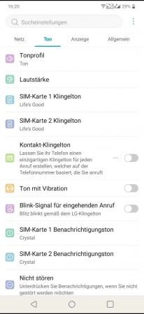 Schritt 3: Tippe auf Lautstärke Lautstärke für Klingelton ändern - Tippe auf Lautstärke