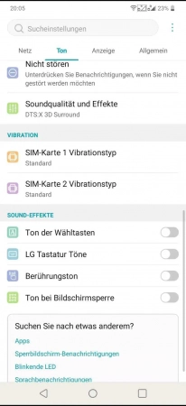 Schritt 3: Aktiviere oder deaktiviere den Berührungston Berührungston ein-/ausschalten - Aktiviere oder deaktiviere den Berührungston