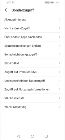 Schritt-6 Tippe auf Uneingeschränkter Datenzugriff Uneingeschränkter Datenzugriff - Tippe auf Uneingeschränkter Datenzugriff