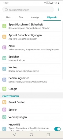 Schritt 3: Tippe auf Sperrbildschirm & Sicherheit Standort ein-/ausschalten - Tippe auf Sperrbildschirm & Sicherheit