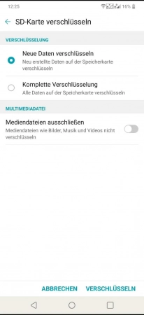 Schritt 8: Tippe auf Verschlüsseln Speicherkarte verschlüsseln - Tippe auf Verschlüsseln