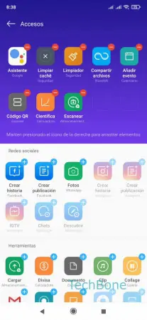 Paso 4: Presiona Atrás para terminar Personalizar accesos directos de bóveda de aplicaciones - Presiona Atrás para terminar