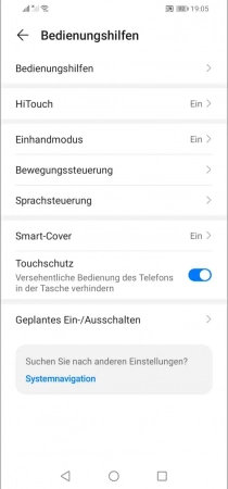 Schritt 3: Tippe auf Bedienungshilfen Animationen entfernen - Tippe auf Bedienungshilfen