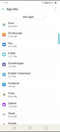 Schritt 5: Wähle die gewünschte App App aus unbekannter Quelle installieren - Wähle die gewünschte App