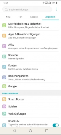 Schritt 3: Tippe auf Spielen Spiele Launcher ein-/ausschalten - Tippe auf Spielen