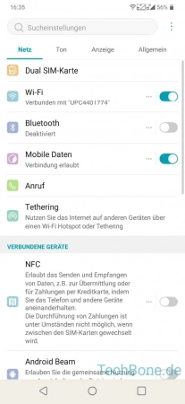 Schritt 2: Tippe auf Allgemein Automatische Groß-/Kleinschreibung - Tippe auf Allgemein