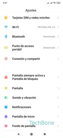 Paso 2: Presiona Notificaciones Administrar las Notificaciones de Aplicaciones individuales - Presiona Notificaciones