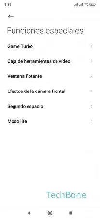 Paso 3: Presiona Segundo espacio Eliminar perfil secundario - Presiona Segundo espacio