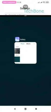 How to Open Split screen - Recent apps -  Select the second  app  