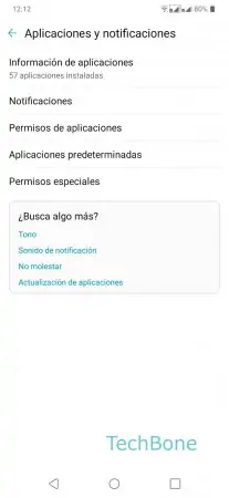 Paso 4: Presiona Información de aplicaciones Desinstalación de una aplicación - Presiona Información de aplicaciones