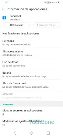 Paso 6: Presiona Almacenamiento Eliminar datos de una aplicación - Presiona Almacenamiento