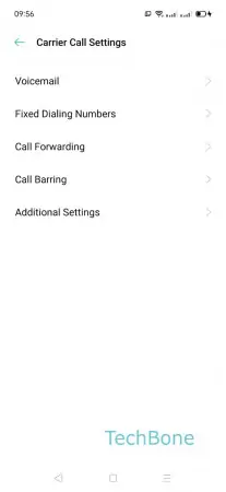 How to Turn On/Off Call barring -  Tap on  Call Barring  