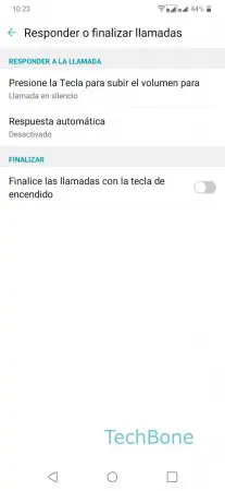 Paso 4: Presiona Presione la Tecla para subir el volumen para Silenciar o responder una llamada con botón de volumen - Presiona Presione la Tecla para subir el volumen para