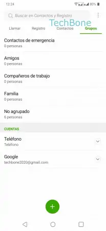 Paso 3: Presiona Añadir Crear grupo - Presiona Añadir